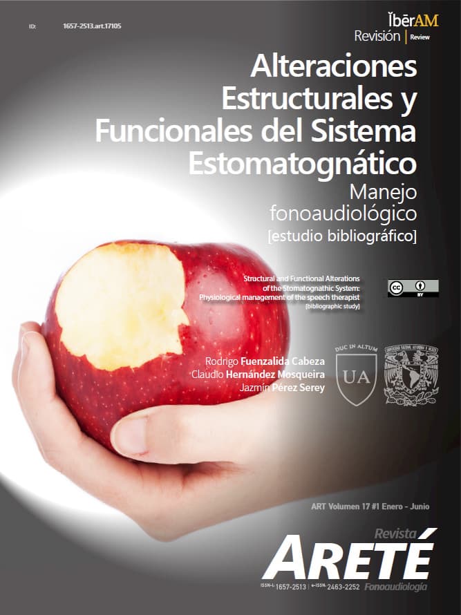 Alteraciones Estructurales y Funcionales del Sistema Estomatognático: Manejo fonoaudiológico [estudio biliográfico]