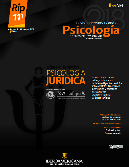RIP 11 (1) | 2018 Psicología Jurídica