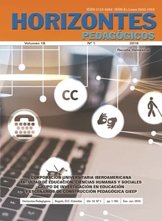 Revista Horizontes Pedagógicos Vol 18 No 1